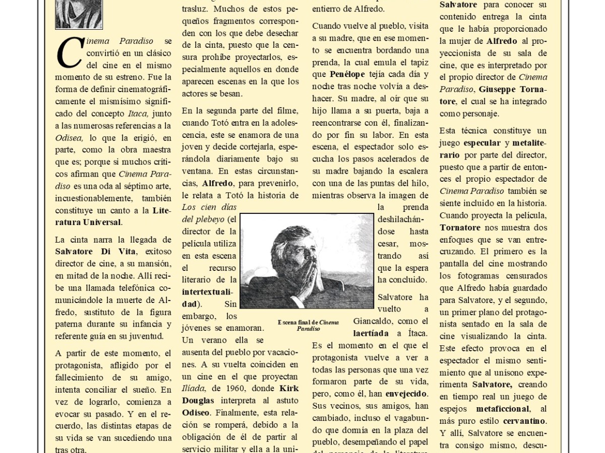 El significado de Ítaca en Cinema&nbsp;Paradiso